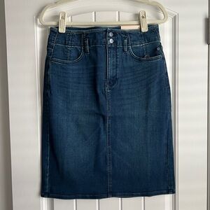 NYDJ Hollywood High Waist Denim Skirt NWT